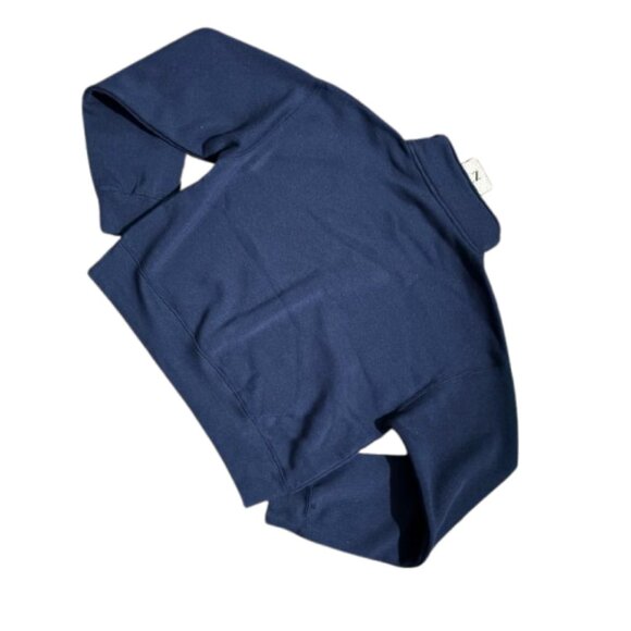 NWT Woman's ZOOZATZ Collegiate U of C BERKELEY Navy 1/4 Zip Sweat Shirt Top SZ M - Picture 4 of 6